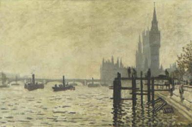 The Thames Below Westminster, Claude Monet